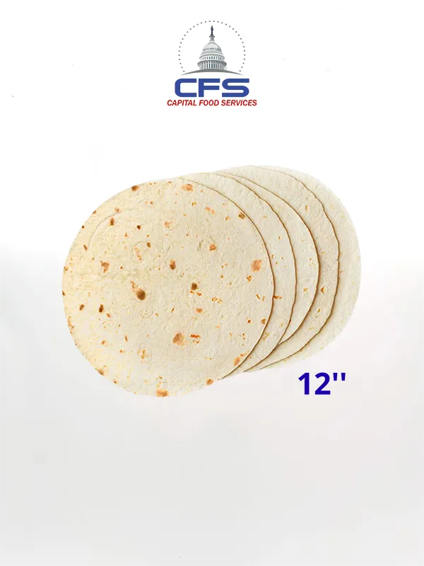 CHEF NUTRI TORTILLA FLOUR 12" 1box/6 paq/12CT