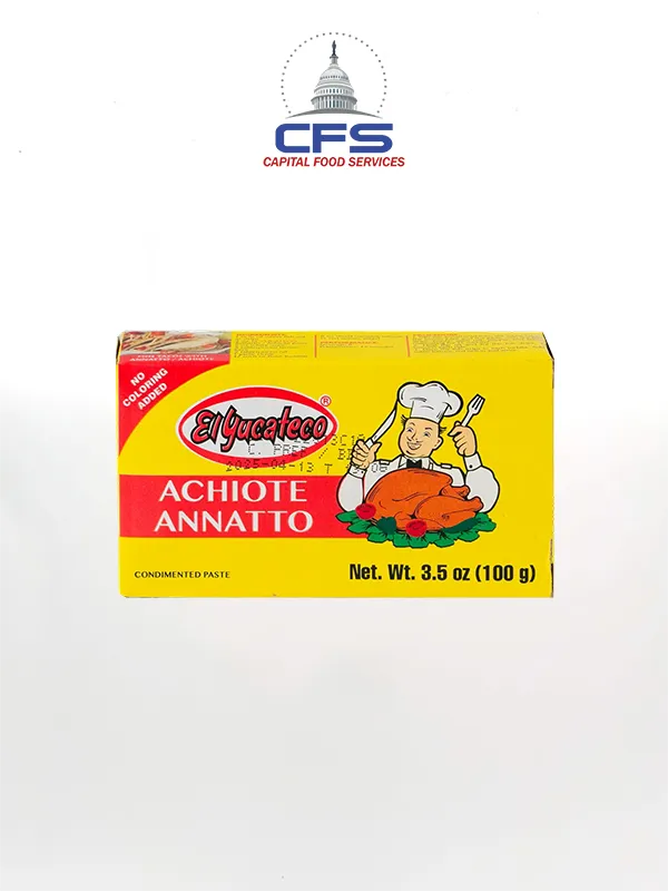 YUCATECO ACHIOTE PASTA 1/12unit/3.5oz/100g