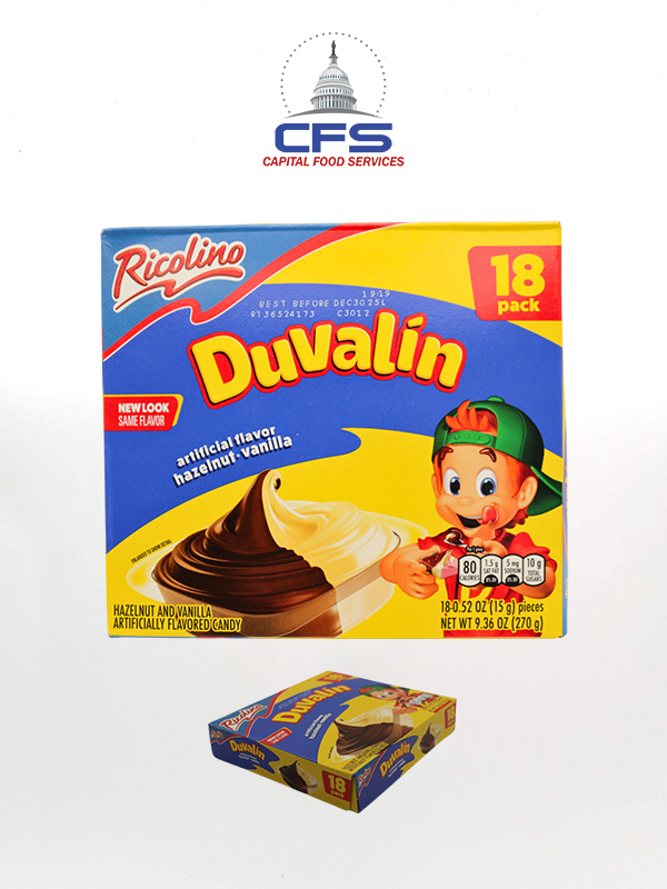 RICOLINO DUVALIN AVELLANO/VAINILLA 4/18unit/15g