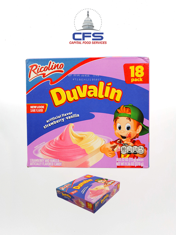RICOLINO DUVALIN FRESA/VAINILLA 4/18/15g