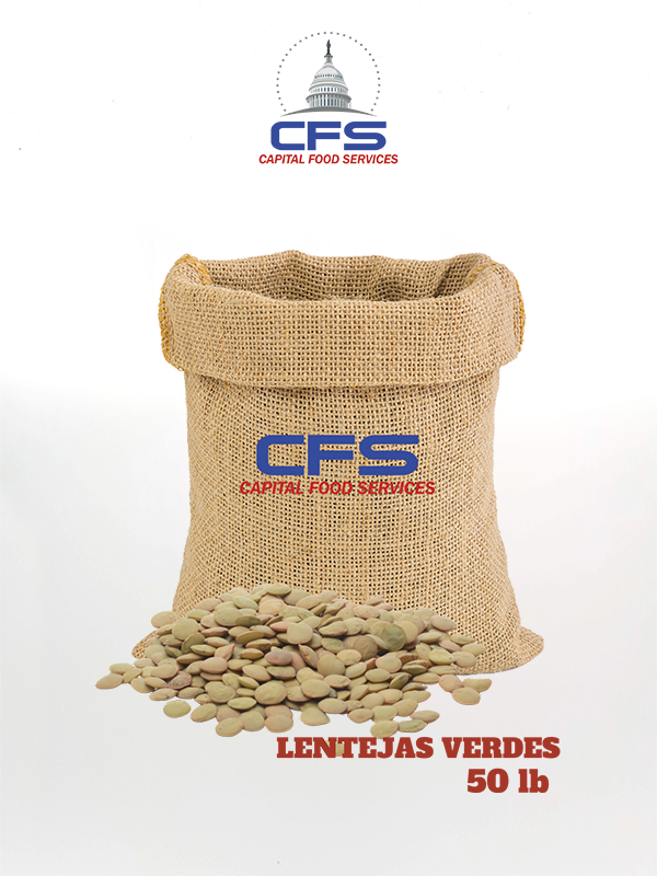 [609202301] CFS LENTEJAS VERDES 50lb