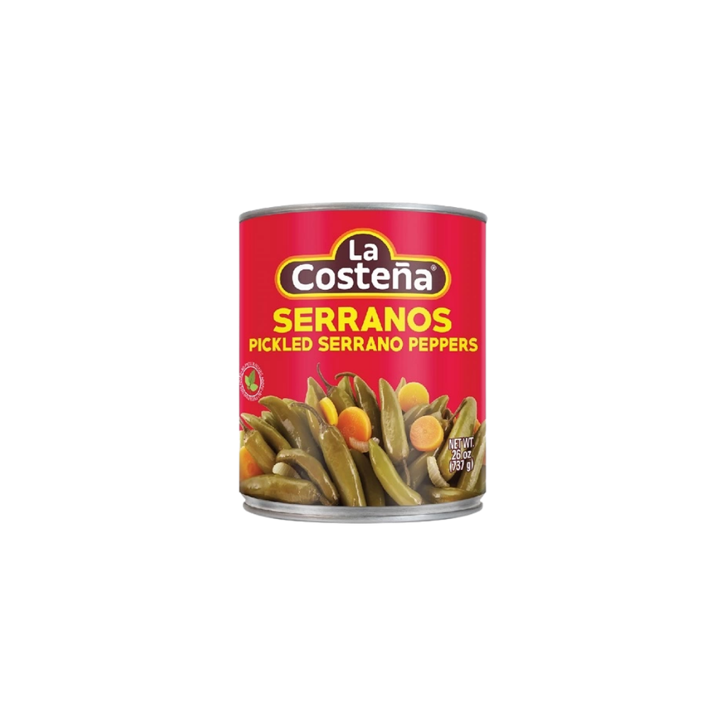 [328] LC SERRANO PEPPERS (328) 1/12unit/26oz/737g