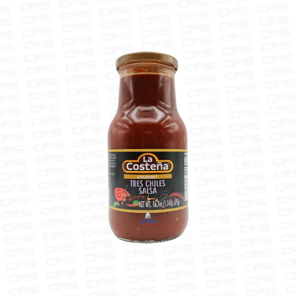 [3013] LC TRES CHILES SALSA 1/12unit/16.5oz