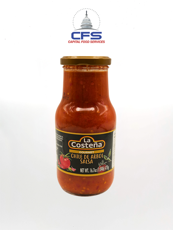 [3014] LC CHILE DE ARBOL SALSA 1/12unit/16.5oz