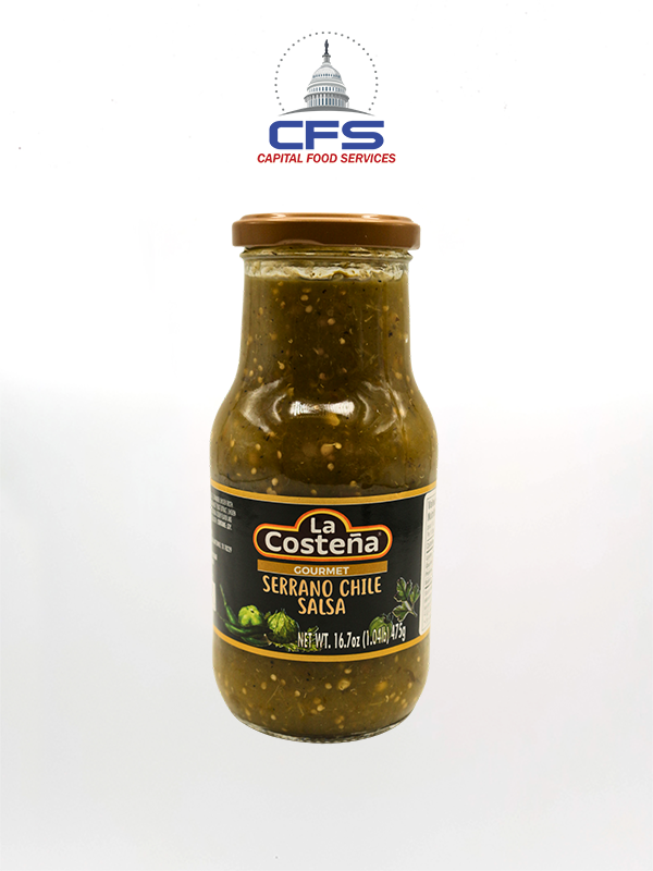 [3020] LC SERRANO PEPPERS SALSA 1/12unit/16.5oz