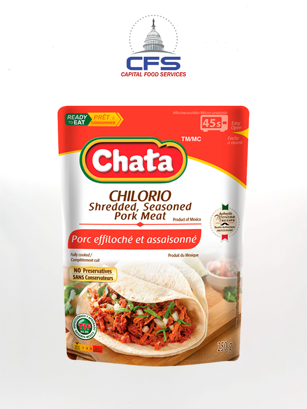 LA CHATA PORK CHILORIO 1/12/8.8oz/250g
