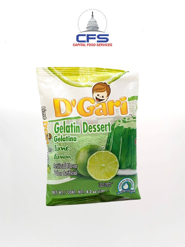 [13134] D'GARI GELATINA LIMON 24/4.2oz-120gr