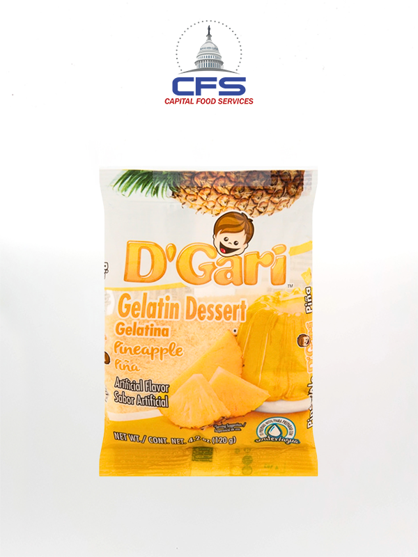 D'GARI GELATINA PINA 24/ 4.2oz-120gr