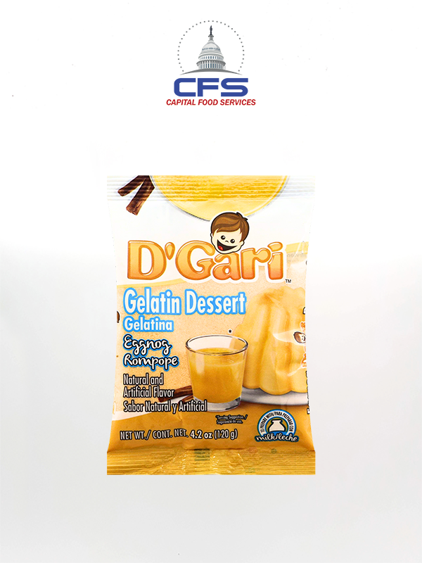 [13233] D'GARI GELATINA ROMPOPE 24/ 4.2oz-120gr