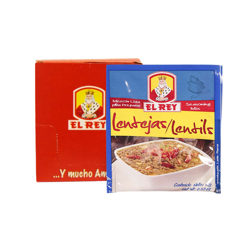 EL REY SEASONING LENTEJAS 4box/12sachets/15gr