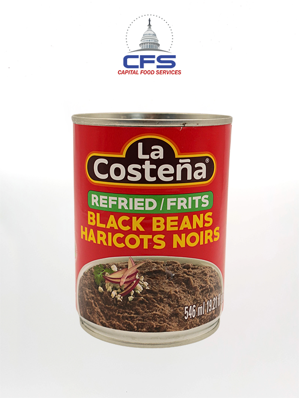 [88918] LC REFRIED BLACK BEANS (3550) 1/12unit/29oz/820g