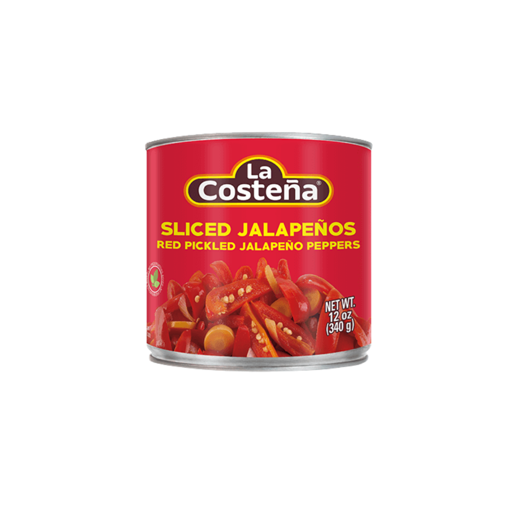 [LC20212] LC RED SLICED JALAPENO 1/12unit/12oz/340g