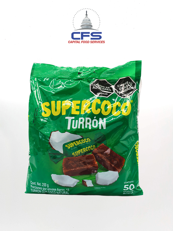 [GDS2497] SUPER COCO TURRON 6bag/50unit/250g