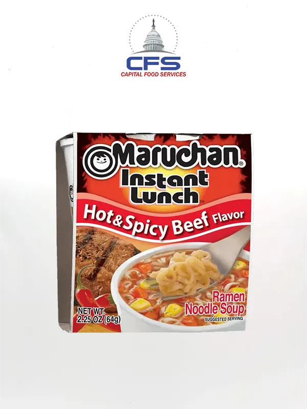 MARUCHAN HOT SPICY BEEF 12/2.5oz