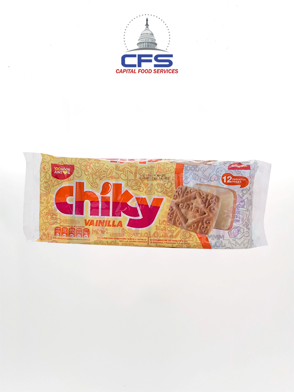 [0851] CHIKY VAINILLA 1/16paq/12unid/480g