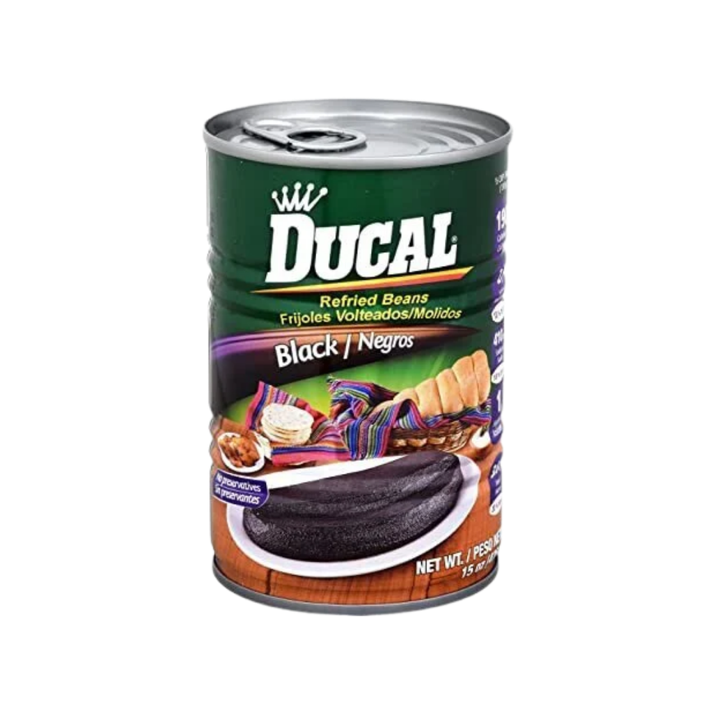 [3550] DUCAL REFRIED BLACK BEANS 1/24/15oz/426gr