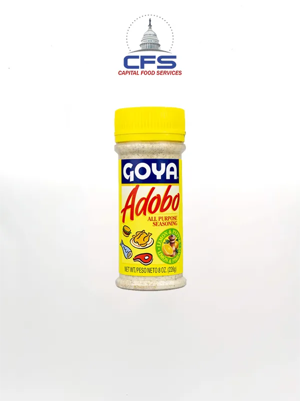 GOYA ADOBO WITH LEMON & PEPPER (3816) (Tapa Amarilla) 1/24unit/8oz/226g