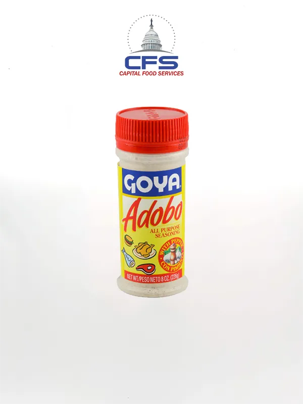 GOYA ADOBO WITH PEPPER (3828) (Tapa Roja) 1/24unit/8oz/226g