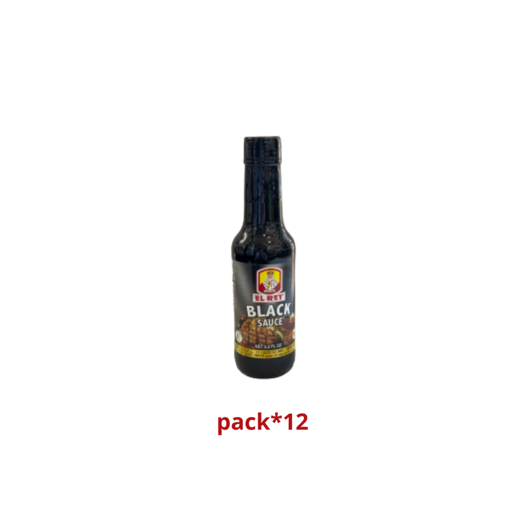 EL REY SALSA BLACK 1/12unit/155ml