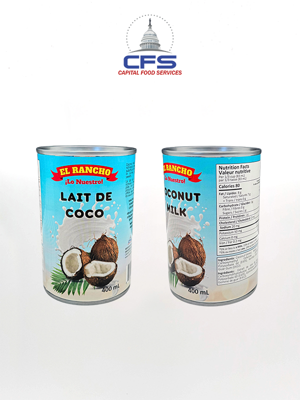 ER COCONUT MILK FAT 8-10% 24/400ml