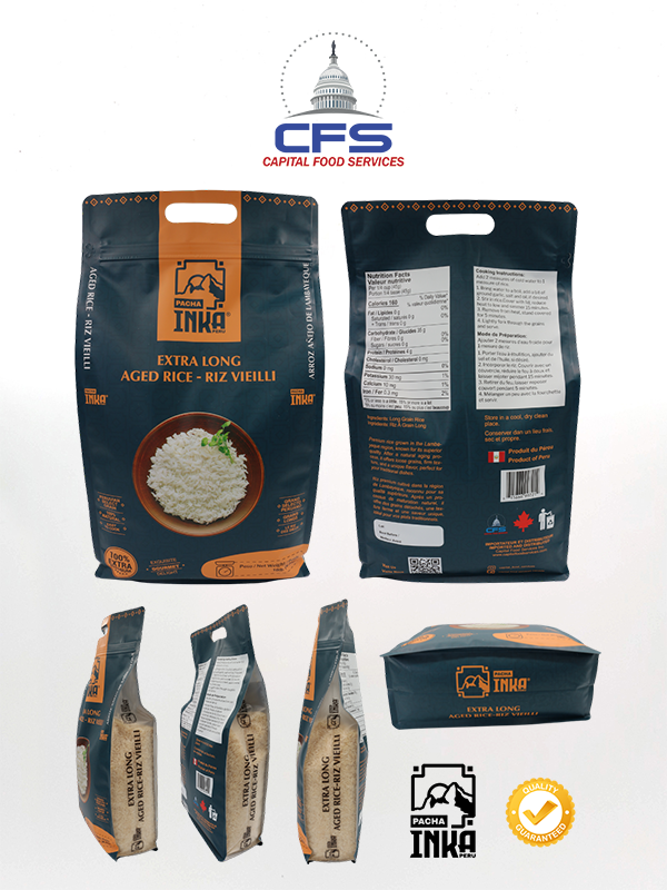 [9724] PACHA INKA ARROZ ANEJO GRANO LARGO (PERU) 10Lb/160oz/435g