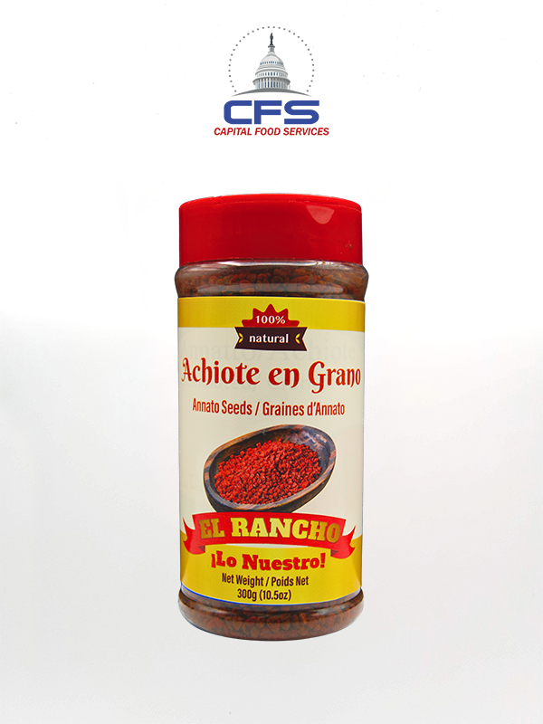 ER ACHIOTE IN GRAIN/ACHIOTE EN GRANO (Medium Bottle) 1/12/300g/10.5oz