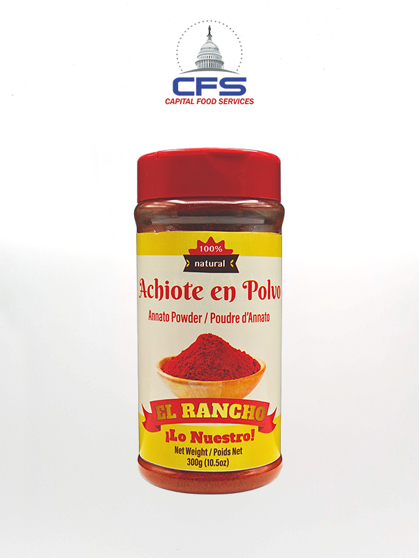 ER ACHIOTE POWDER/ACHIOTE EN POLVO (Medium Bottle) 1/12/300g/10.5oz
