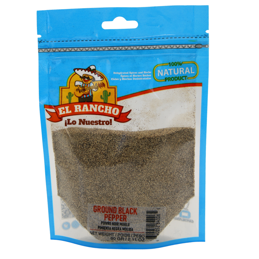 ER GROUND BLACK PEPPER/PIMIENTA NEGRA MOLIDA 1/12/60g/2.8oz