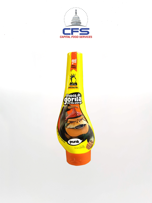 GEL MOCO DE GORILA PUNK (AMARILLO) 1/12unid/340gr.