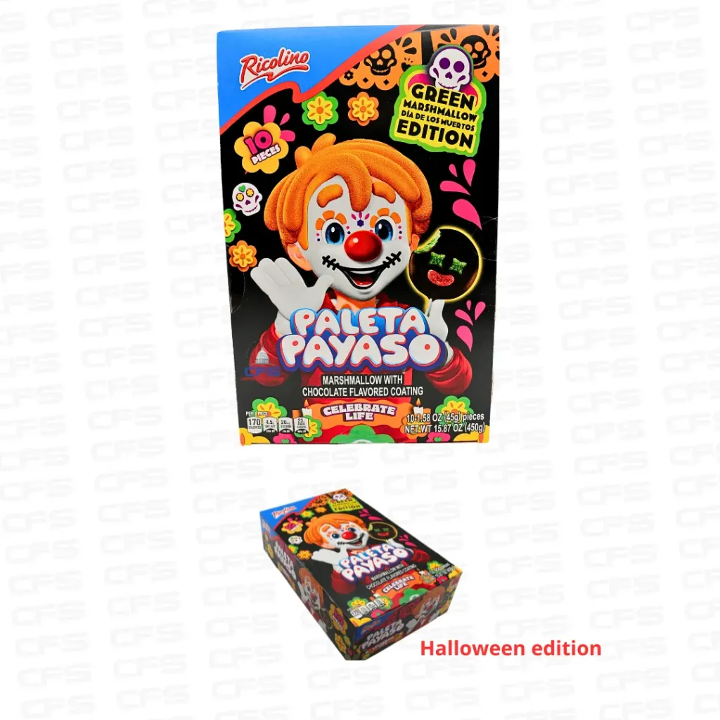 [6061] RICOLINO PALETA PAYASO 1/10unid/1.5oz