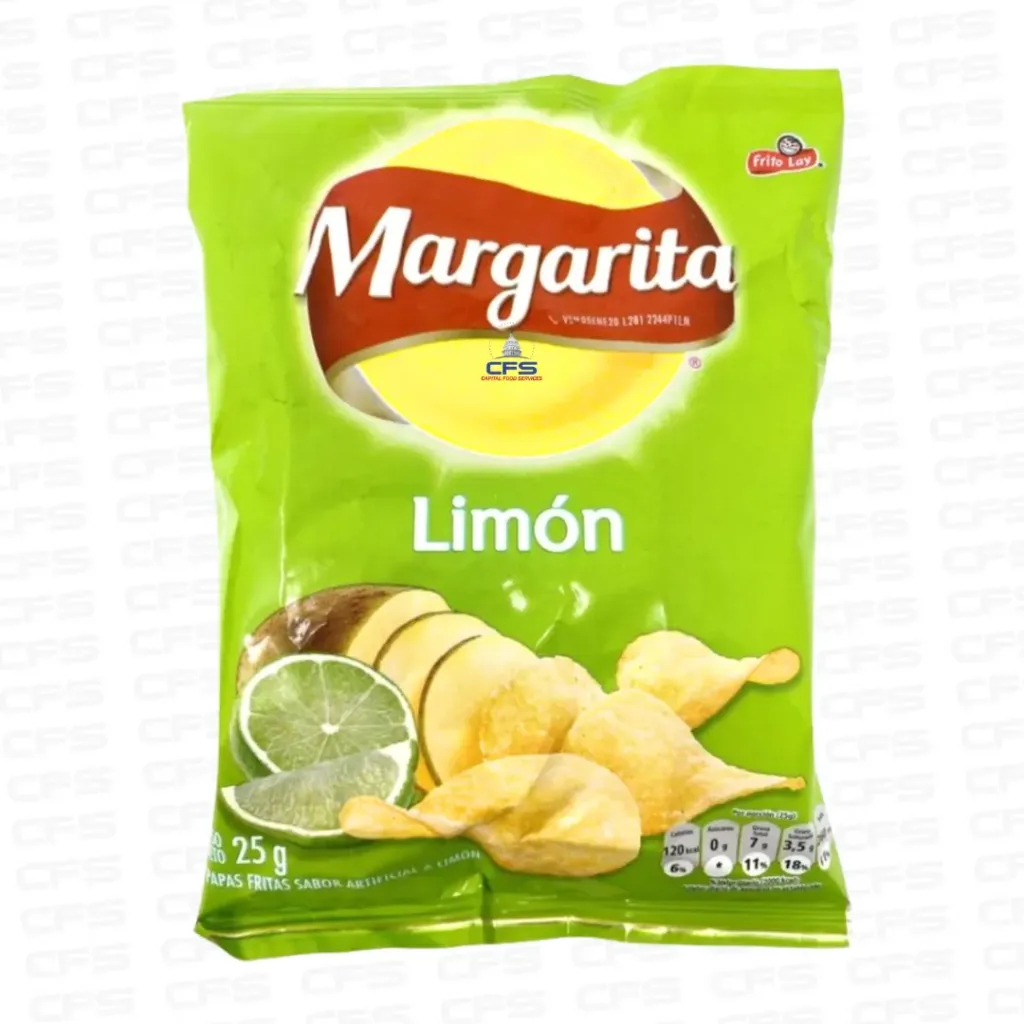 SABRITA MARGARITA PAPA DE LIMÓN 1/12unit/25g