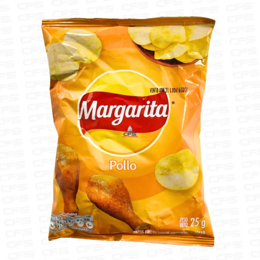 SABRITA MARGARITA PAPA POLLO 1bag/12unit/25g