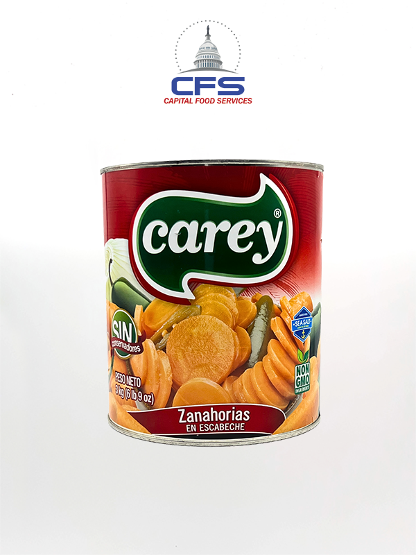 [78932000000] CAREY SLICED CARROTS (1105) 1/6/6lb/2.72Kg