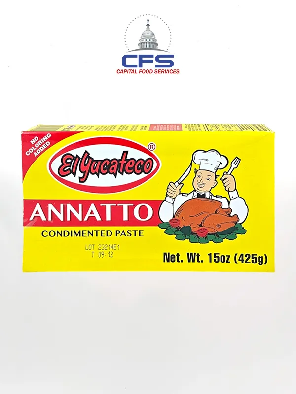 YUCATECO ACHIOTE PASTA 1/12unit/15oz/425gr