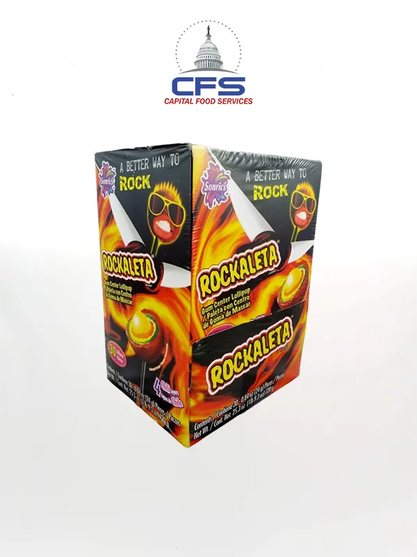 SONRICS ROCKALETA CAJA PALETA 1/30unid/24g/720g
