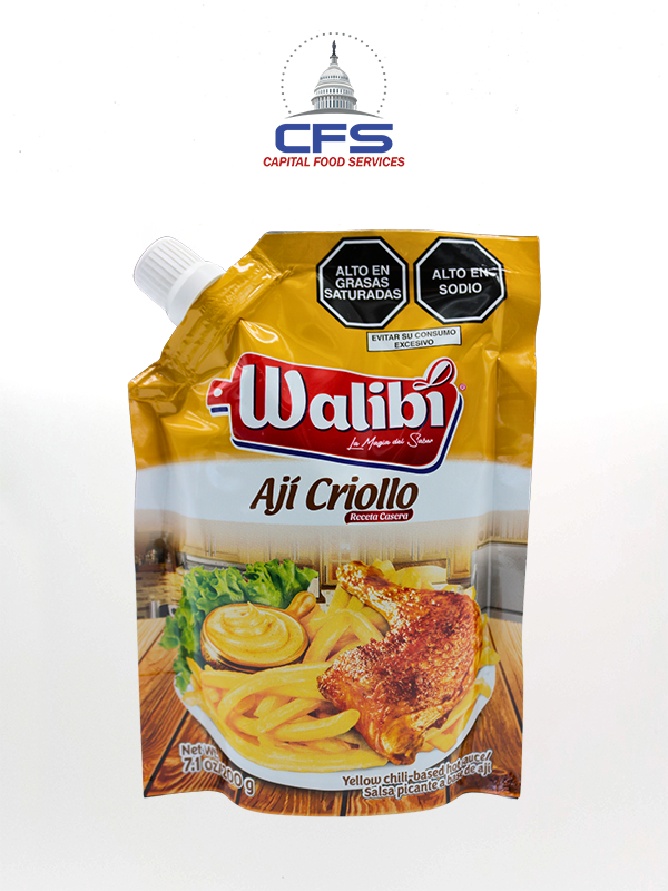 WALIBI AJI CRIOLLO (00631) (PERU) 12 UNI X 200 GRS X BOX