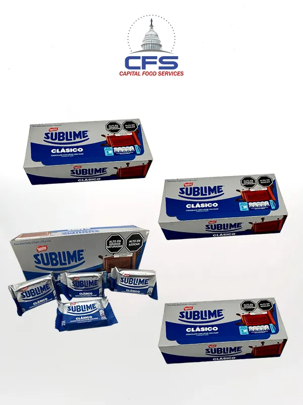 [CHO1464DISP] NESTLE CHOCOLATE CLASSIC SUBLIME (PERU) 4 PACKS/24 UNI/26 GRS