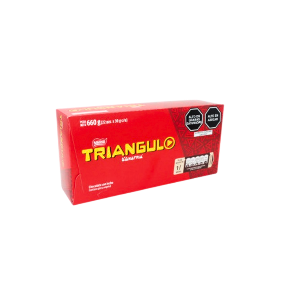 [CHO5101] NESTLE CHOCOLATE TRIANGULO (616486) (PERU) 24 PACKS/22 UNI/30 GRS/BOX