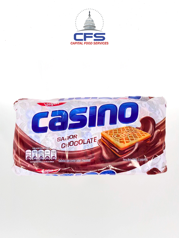 [52730] CASINO COOKIE CHOCOLATE (PERU) 8 PACKS/ 6 UNI X 43GR/BOX