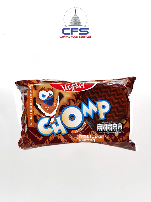 [8251] VICTORIA COOKIE CHOMP CHOCOLATE (PERU) 8 PACKS/6 UNI X38GR/BOX