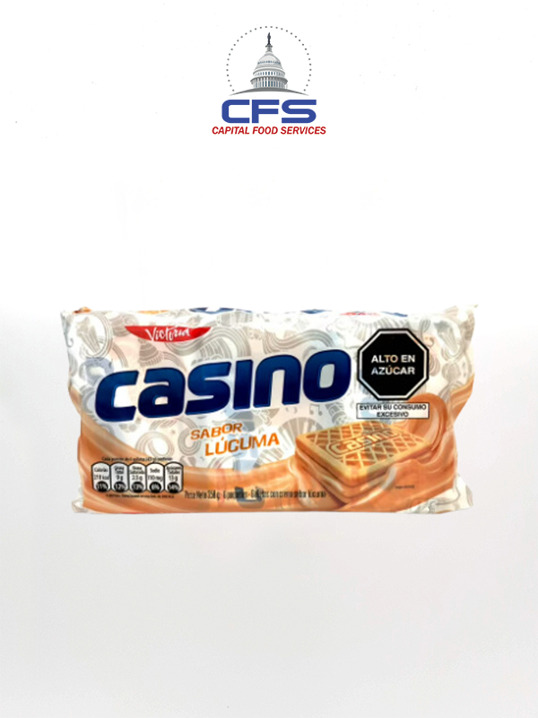 CASINO COOKIE LUCUMA (52754) (PERU) 8 PACKS/ 6 UNI X 43GR/BOX