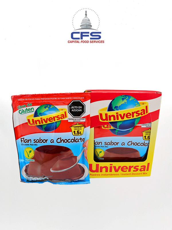 UNIVERSAL FLAN CHOCOLATE 1/12UN/150G (PERU)