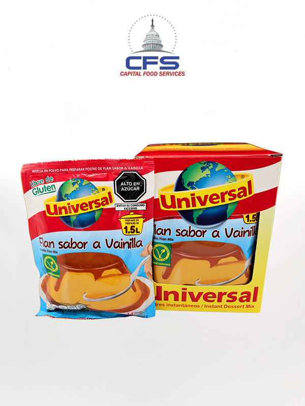 UNIVERSAL FLAN VAINILLA 1/12UN/150G (PERU)