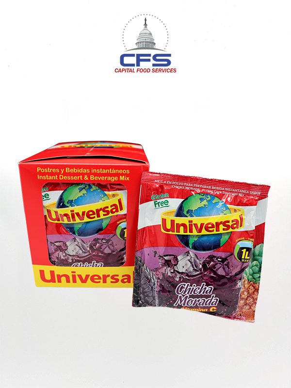 UNIVERSAL BEBIDA CHICHA MORADA 1DISP/12UN/130G (PERU)