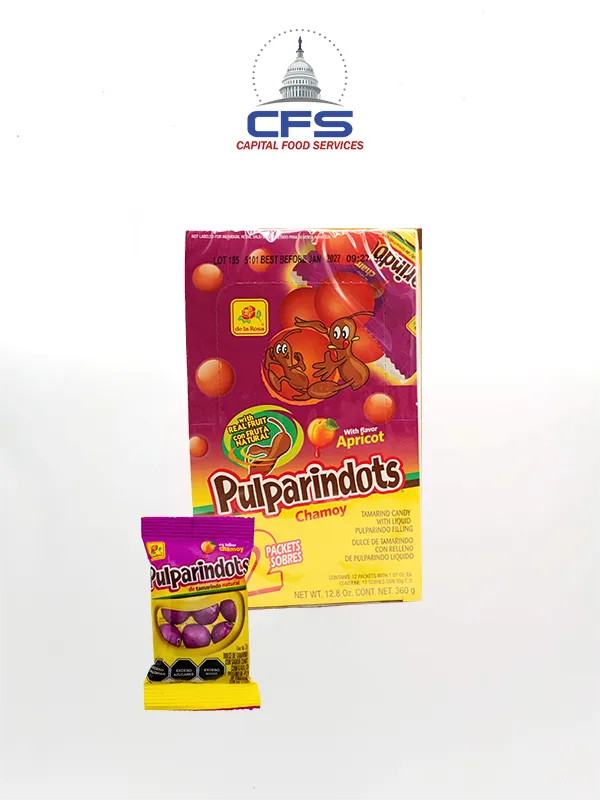 [DLR1725] DE LA ROSA PULPARINDOTS CHAMOY 4box/12unit/12.8oz
