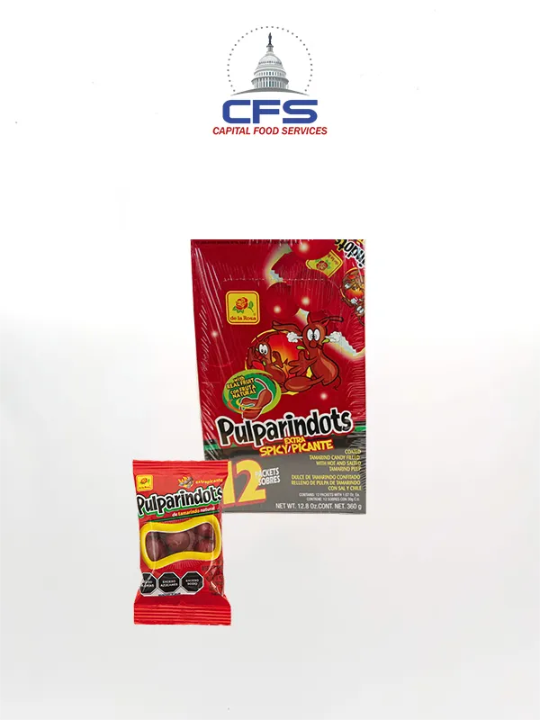 [DLR2123] DE LA ROSA PULPARINDOTS HOT 4box/12unit/12.8oz