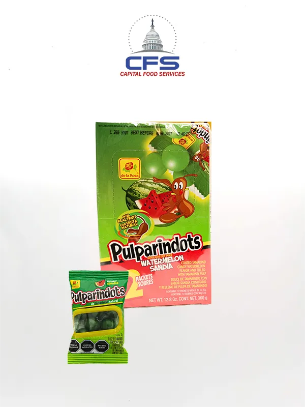 [DLR2124] DE LA ROSA PULPARINDOTS SANDIA 4box/12unit/12.8oz