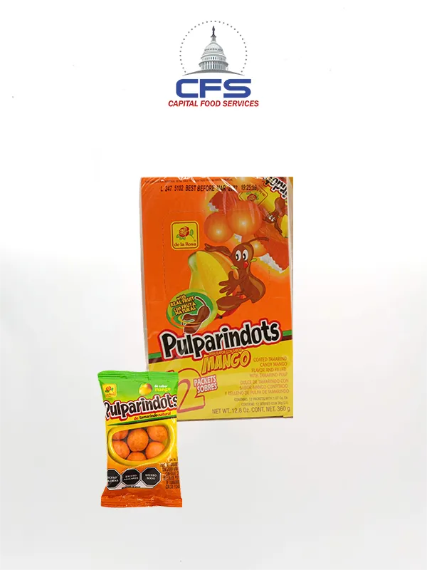 [DLR2125] DE LA ROSA PULPARINDOTS MANGO 4box/12unit/12.8oz