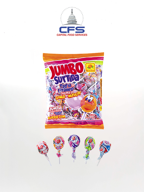 [DLR877] DE LA ROSA PALETA JUMBO SURTIDA  2bag/50unit/950gr