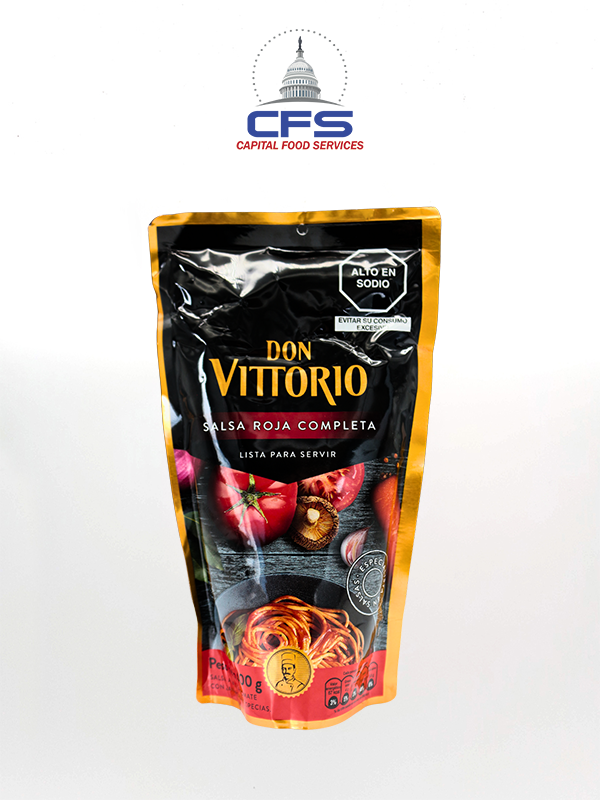 [RED6974] DON VICTORIO RED SAUCE (038977)  (PERU) 12 UNI/400 GRS/CAJA